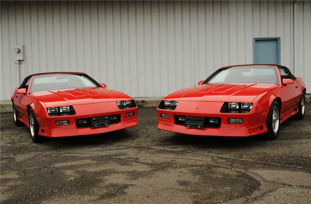 1992 CHEVROLET CAMARO Z/28 CONVERTIBLE - Front 3/4 - 81124