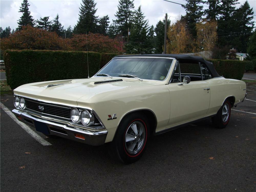 1966 Chevrolet Chevelle Ss 396 Convertible 1966 Chevrolet Chevelle Ss 396 Convertible Front 3 4 81128