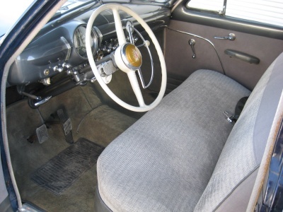 1949 FORD DELUXE 4 DOOR HARDTOP - Interior - 81244