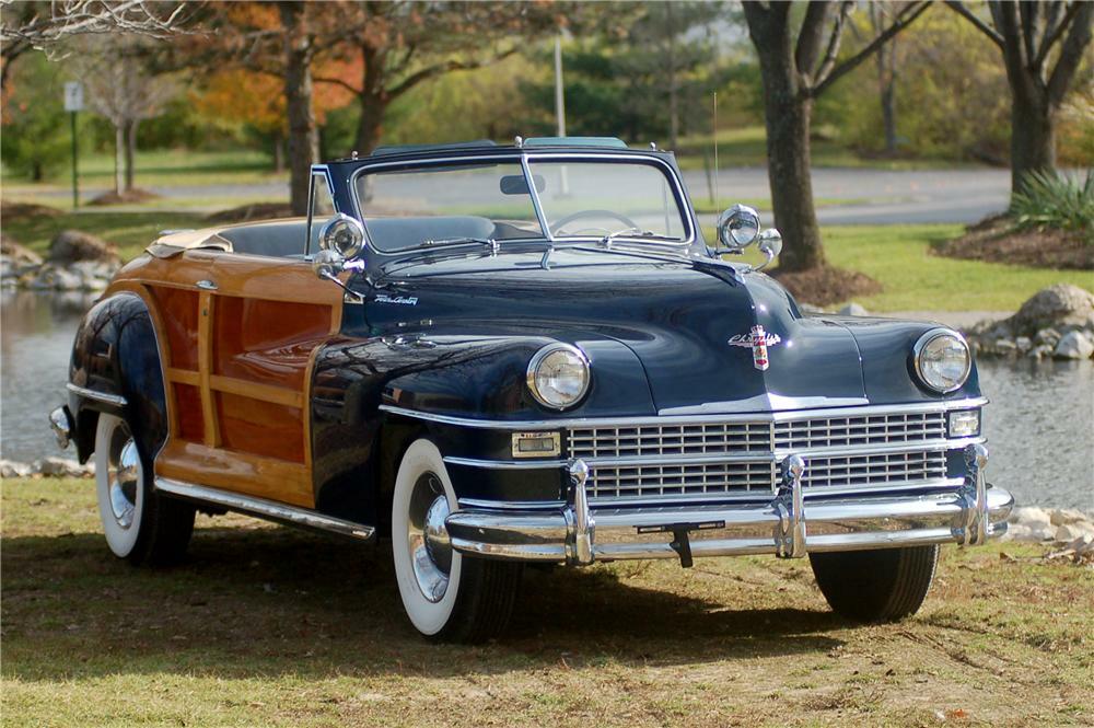 1948 Chrysler Town Country Convertible 1948 Chrysler Town Country Convertible Front 3 4 81334