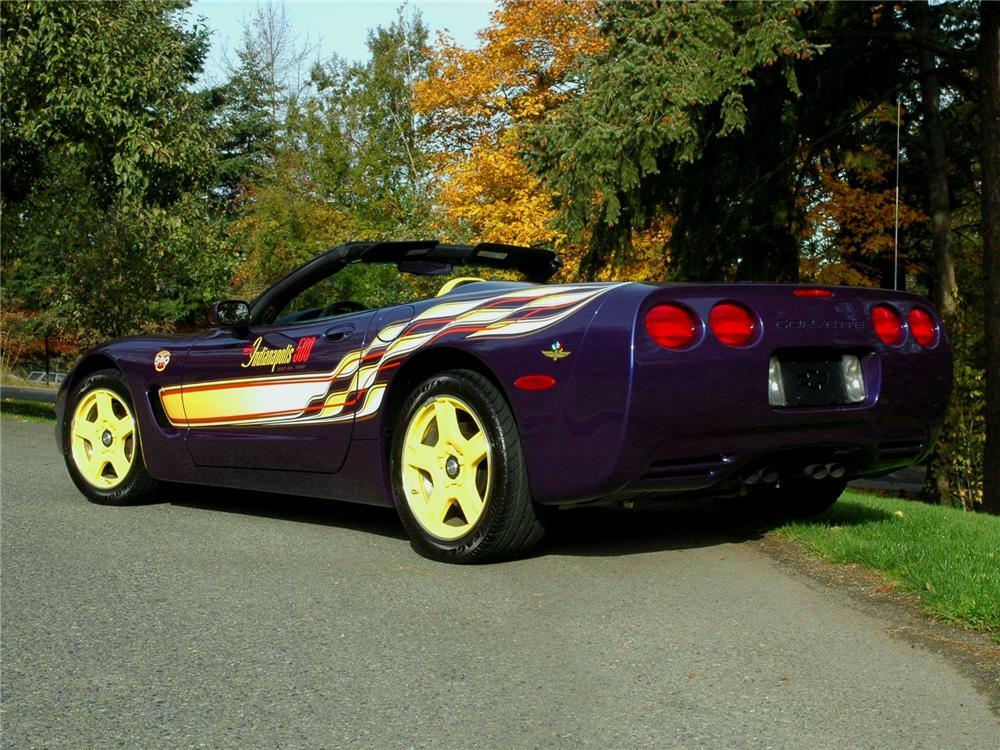 1998 CHEVROLET CORVETTE INDY PACE CAR CONVERTIBLE - Rear 3/4 - 81773