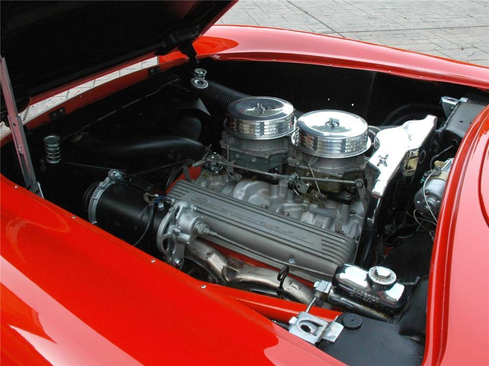 1957 CHEVROLET CORVETTE CONVERTIBLE - Engine - 81781