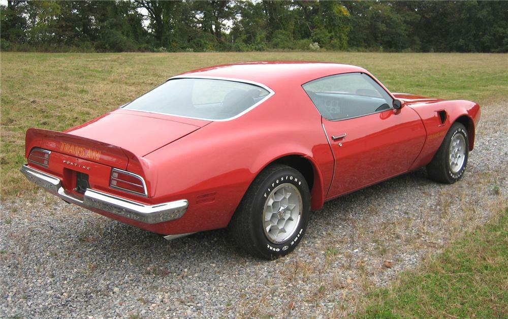 1973 PONTIAC FIREBIRD TRANS AM HARDTOP COUPE - Rear 3/4 - 81830