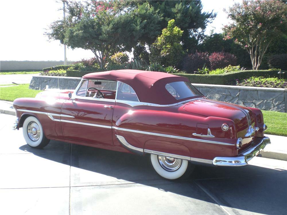 1953 Pontiac Chieftan Eight Factory Photo 8 Convertible Coupe Ref. #69036 