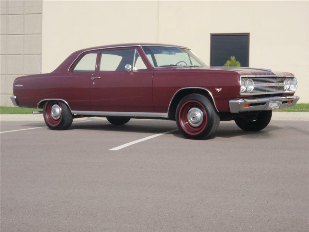 1965 CHEVROLET CHEVELLE CUSTOM 2 DOOR HARDTOP - Side Profile - 81969