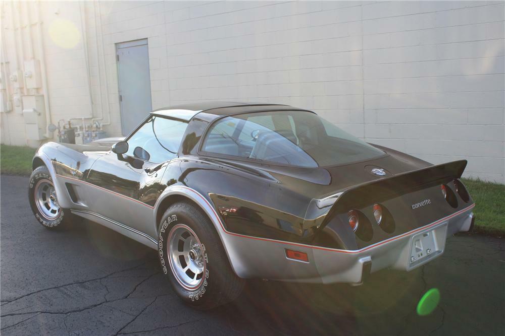 1978 CHEVROLET CORVETTE PACE CAR COUPE - Rear 3/4 - 82045