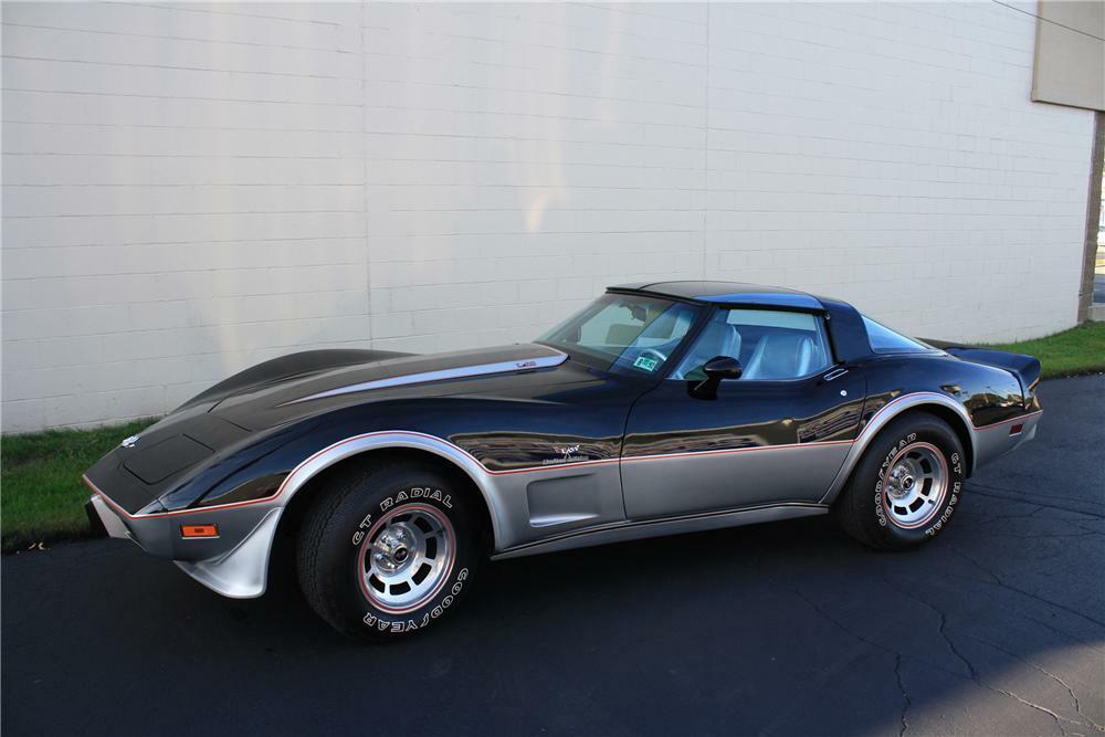 1978 CHEVROLET CORVETTE PACE CAR COUPE - Side Profile - 82045