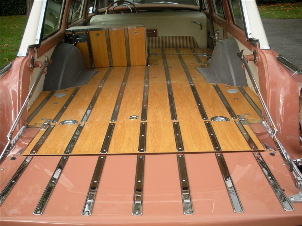 1955 CHRYSLER NEW YORKER TOWN & COUNTRY WAGON - Interior - 82232