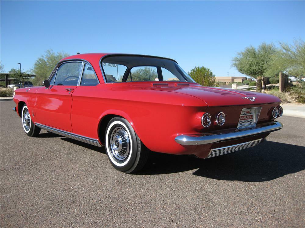 1963 CHEVROLET CORVAIR MONZA COUPE - Rear 3/4 - 82603