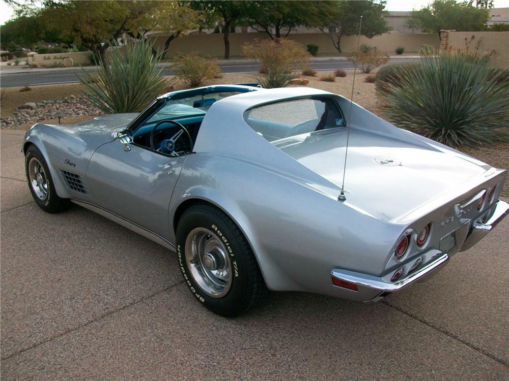 1970 CHEVROLET CORVETTE COUPE - Rear 3/4 - 82846