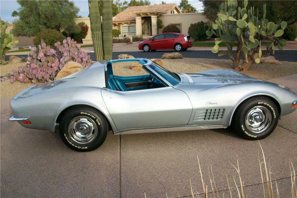 1970 CHEVROLET CORVETTE COUPE - Side Profile - 82846