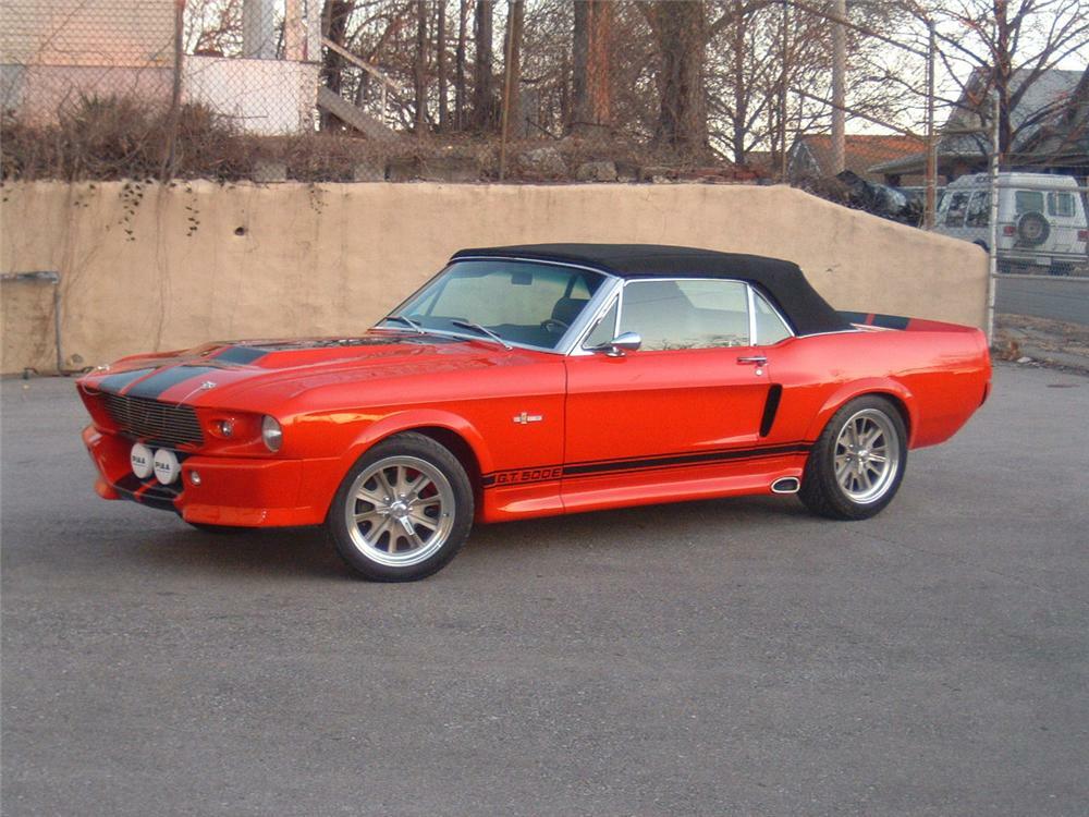 1968 FORD MUSTANG CUSTOM CONVERTIBLE - Front 3/4 - 89029