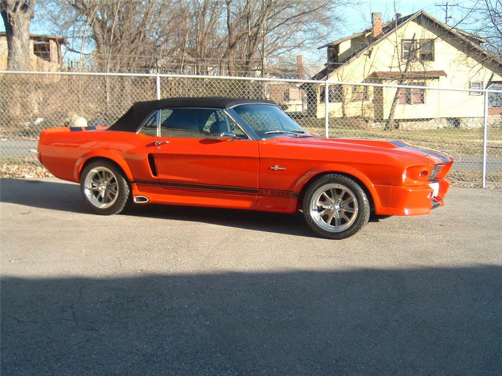1968 FORD MUSTANG CUSTOM CONVERTIBLE - Side Profile - 89029