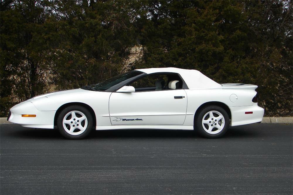 1994 PONTIAC FIREBIRD TRANS AM CONVERTIBLE - Side Profile - 89139