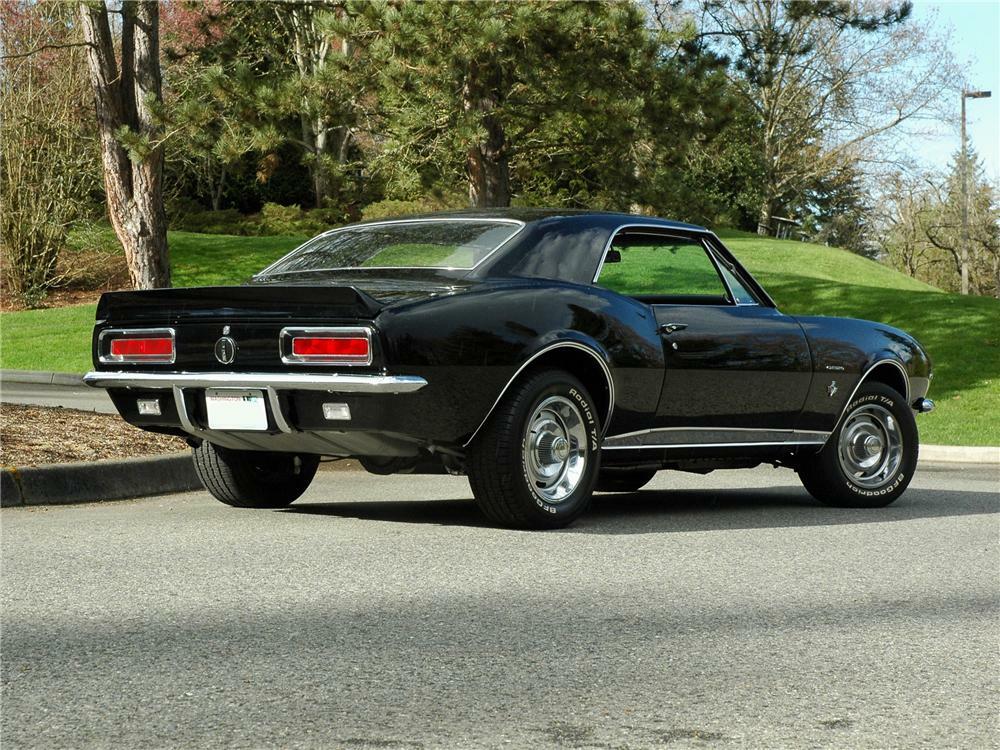 1967 CHEVROLET CAMARO RS COUPE - Rear 3/4 - 89213