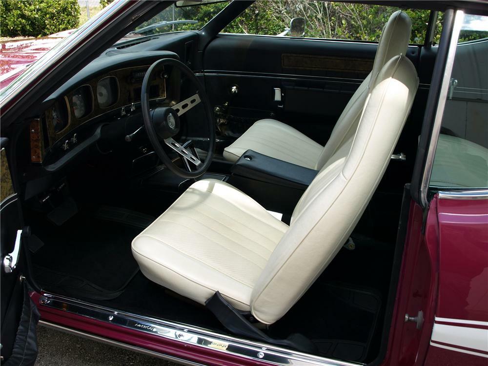 1973 AMERICAN MOTORS JAVELIN 2 DOOR COUPE - Interior - 89318