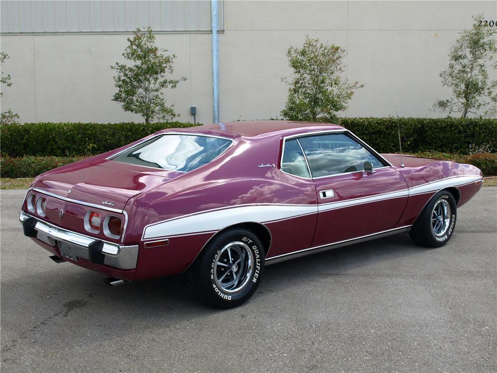 1973 AMERICAN MOTORS JAVELIN 2 DOOR COUPE - Rear 3/4 - 89318