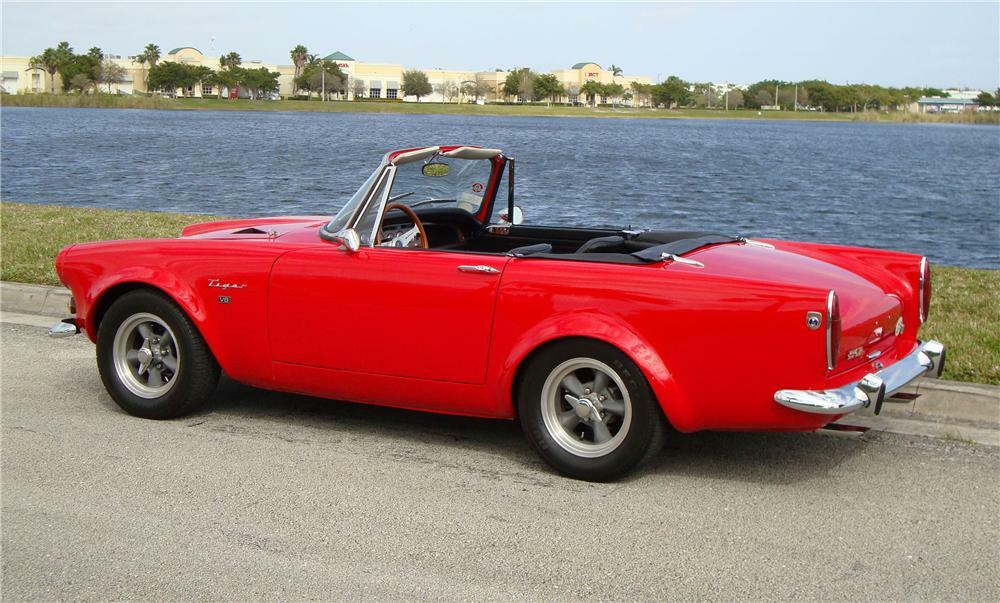 1966 SUNBEAM TIGER CONVERTIBLE - Rear 3/4 - 89332