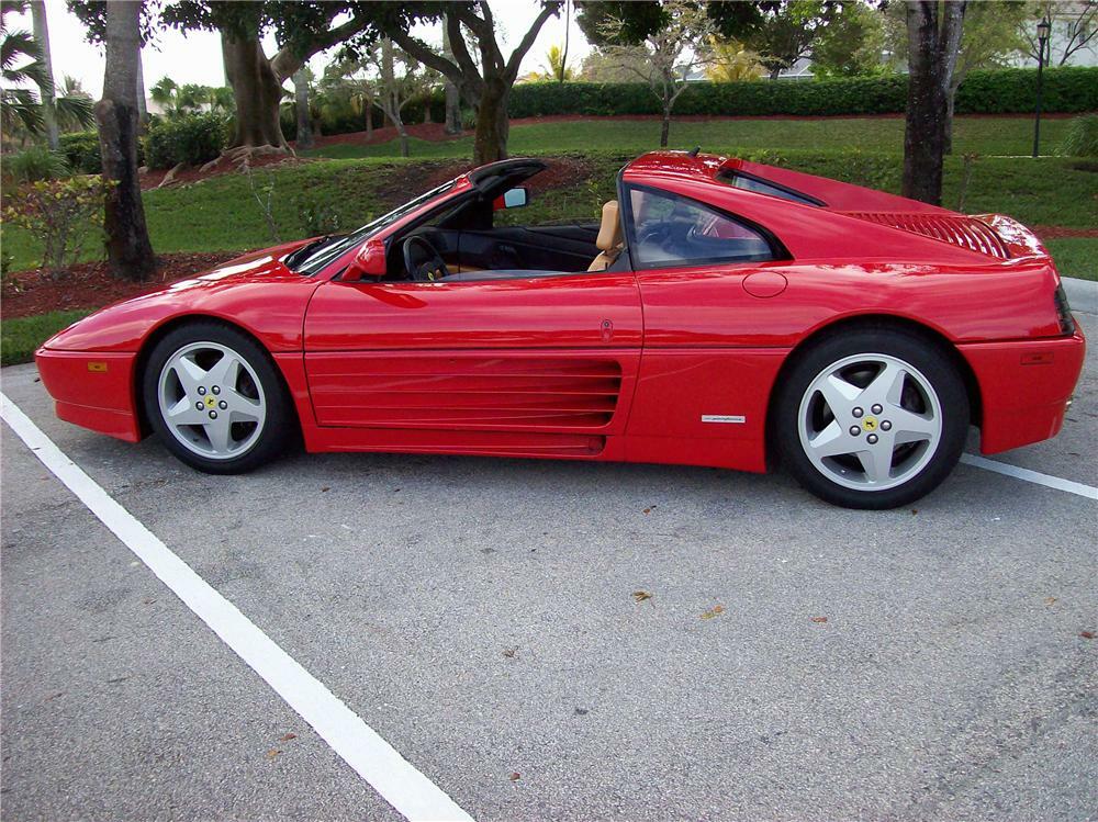1990 FERRARI 348 TS TARGA - Side Profile - 89884