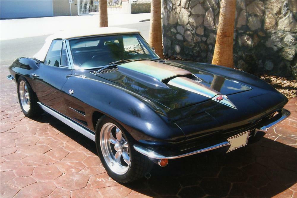 1963 CHEVROLET CORVETTE 2 DOOR CUSTOM CONVERTIBLE - Front 3/4 - 90907