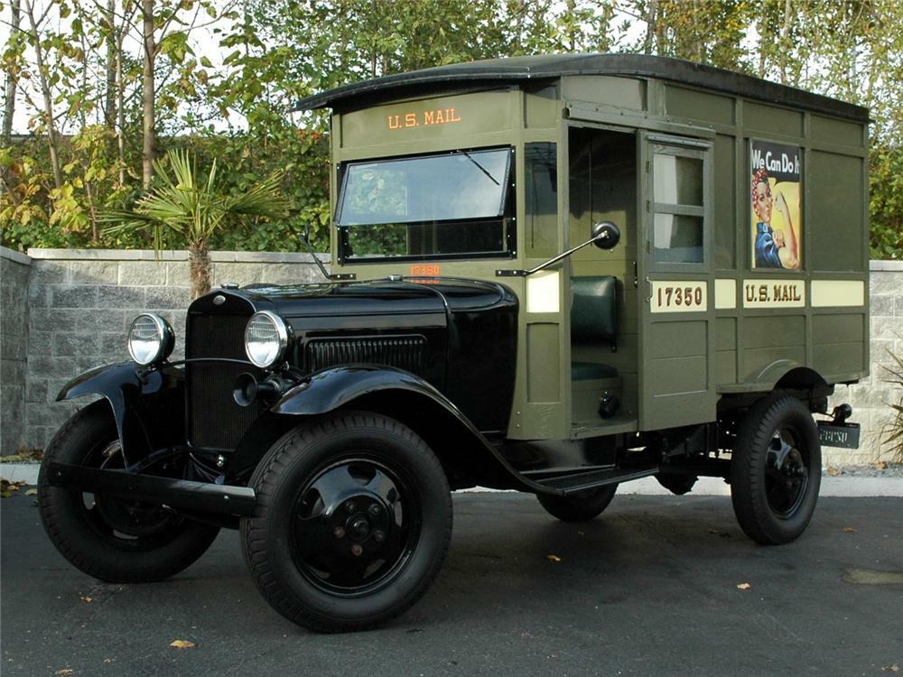 1931 FORD MODEL AA POSTAL DELIVERY TRUCK - Front 3/4 - 90934