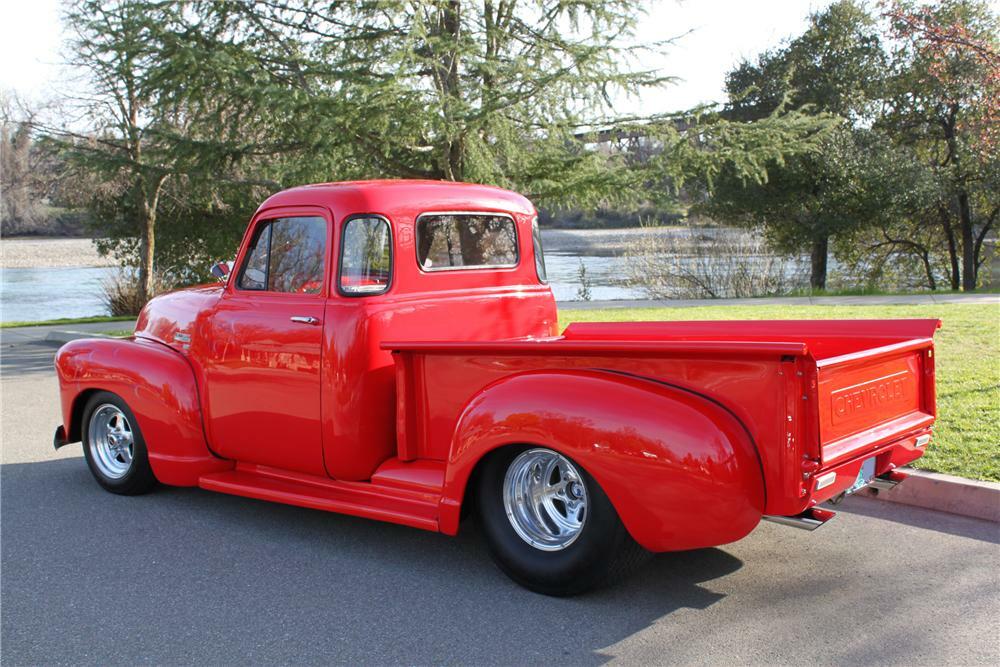 1952 CHEVROLET 3100 CUSTOM PICKUP - Rear 3/4 - 91021
