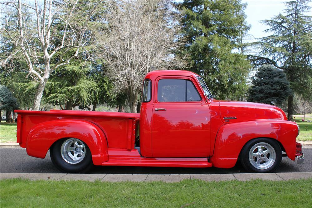1952 CHEVROLET 3100 CUSTOM PICKUP - Side Profile - 91021