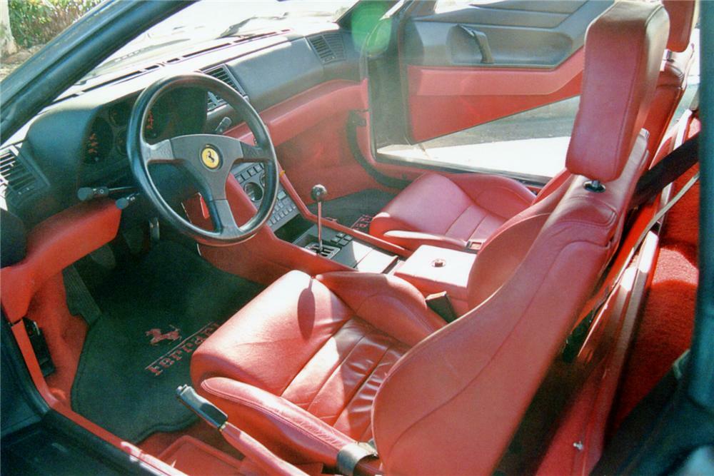 1990 FERRARI 348 GTS 2 DOOR - Interior - 91051