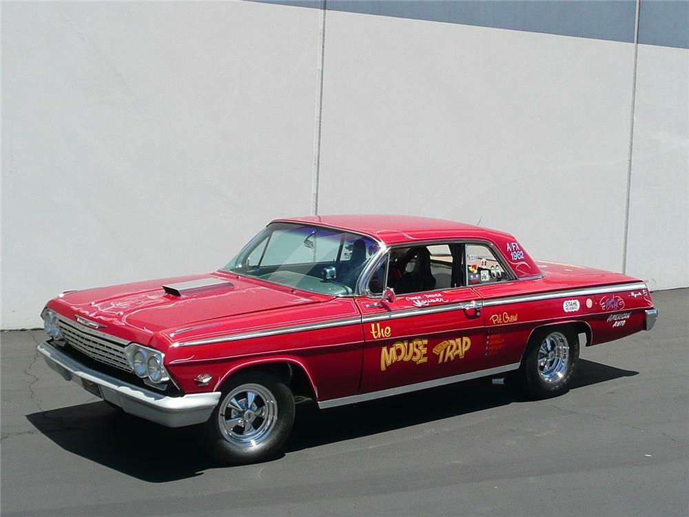 1962 CHEVROLET IMPALA CUSTOM DRAG CAR - Front 3/4 - 91132