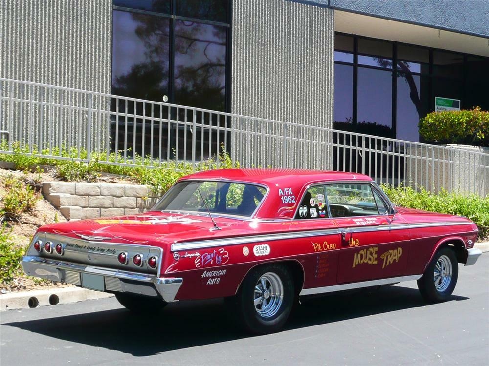 1962 CHEVROLET IMPALA CUSTOM DRAG CAR - Rear 3/4 - 91132