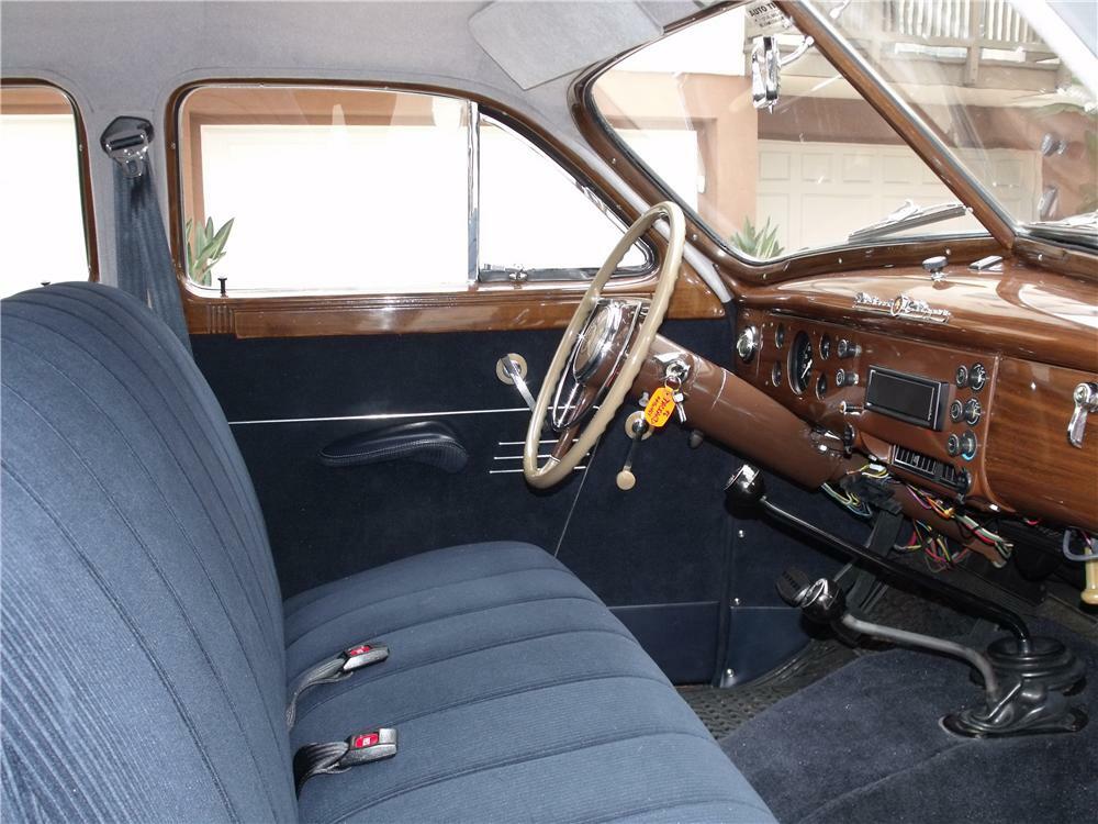 1946 PACKARD CLIPPER SEDAN CUSTOM 4 WHEEL DRIVE Interior 91175