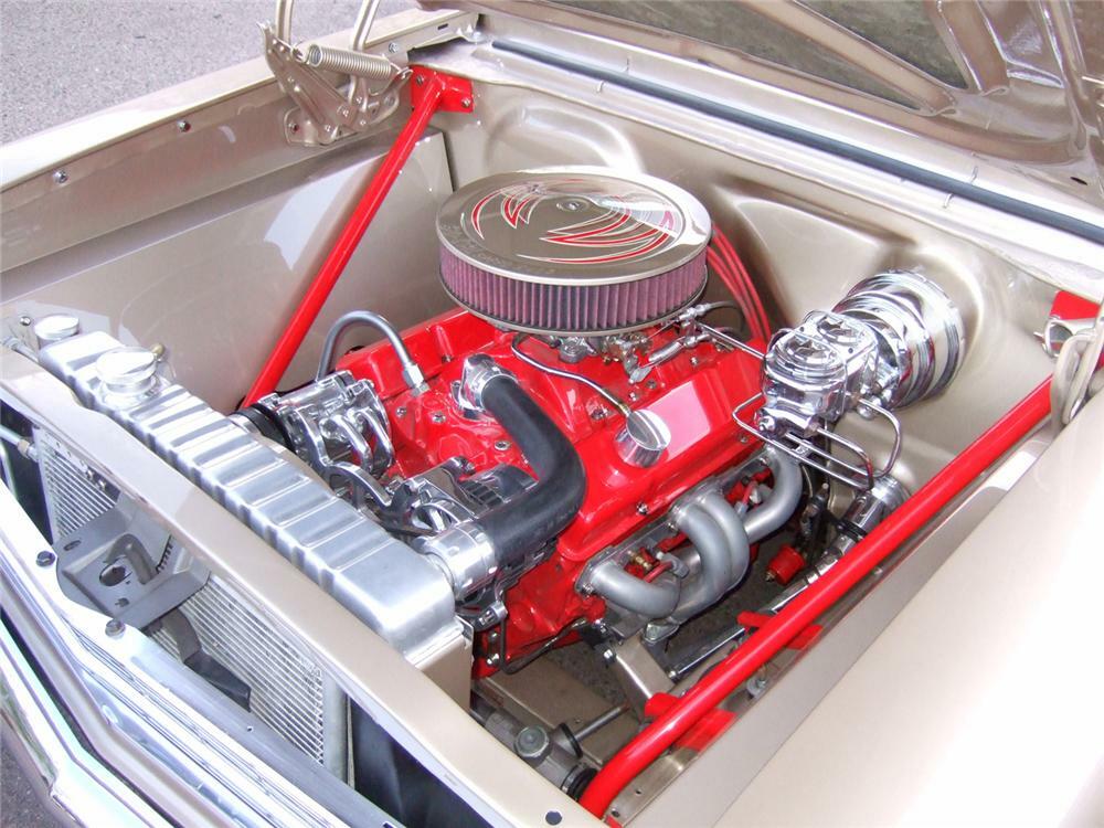 1967 CHEVROLET NOVA CUSTOM 4 DOOR WAGON - Engine - 91223.