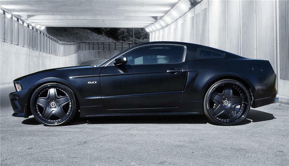 2011 FORD MUSTANG 2 DOOR CUSTOM COUPE DUB WIDEBODY Side Profile 91403