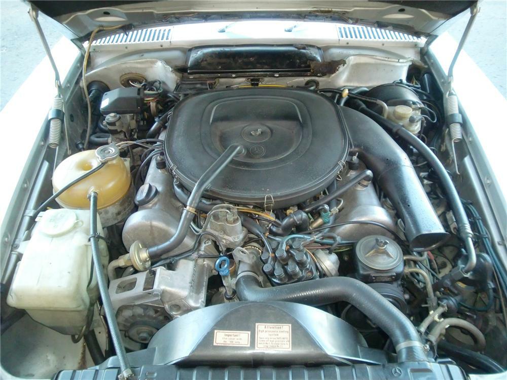 1979 MERCEDES-BENZ 450SL 2 DOOR CONVERTIBLE - Engine - 91712
