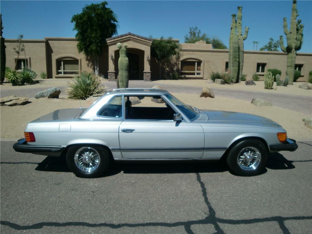 1979 MERCEDES-BENZ 450SL 2 DOOR CONVERTIBLE - Side Profile - 91712