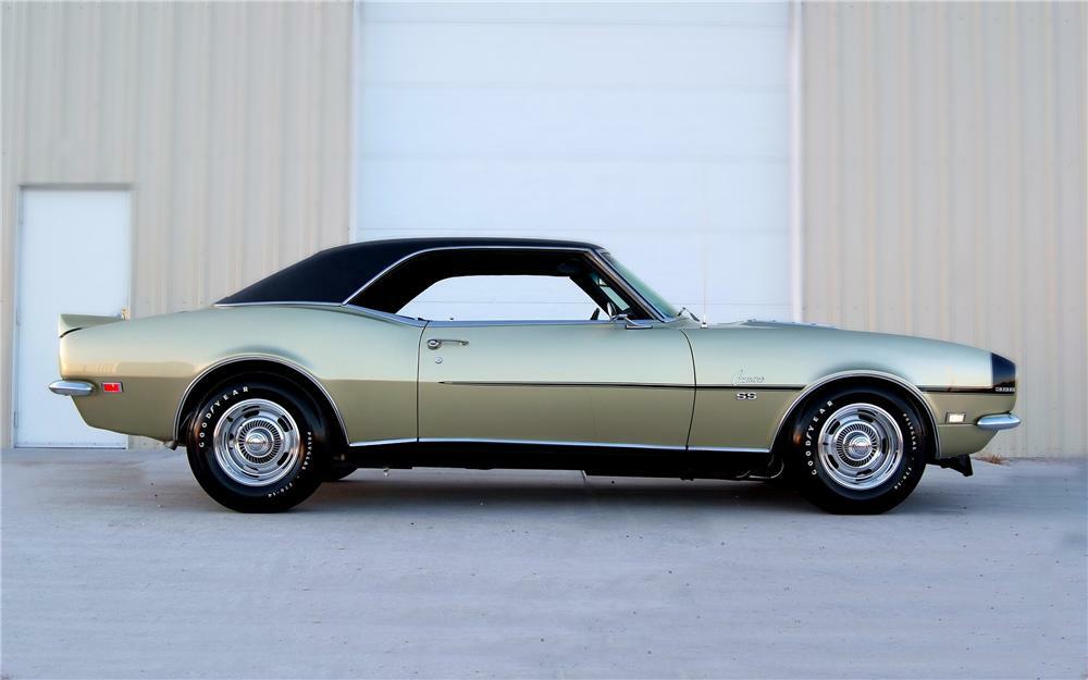 1968 chevrolet camaro custom coupe side profile 93330