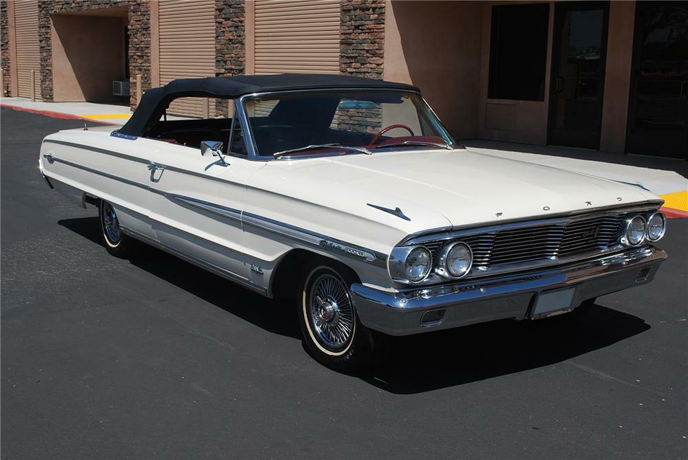 1964 FORD GALAXIE 500 XL CONVERTIBLE - Front 3/4 - 93362