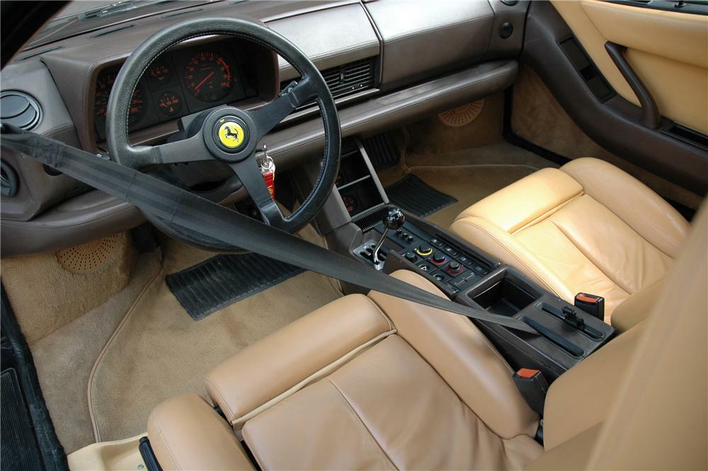 1988 FERRARI 512 TESTAROSSA 2 DOOR COUPE - Interior - 93405