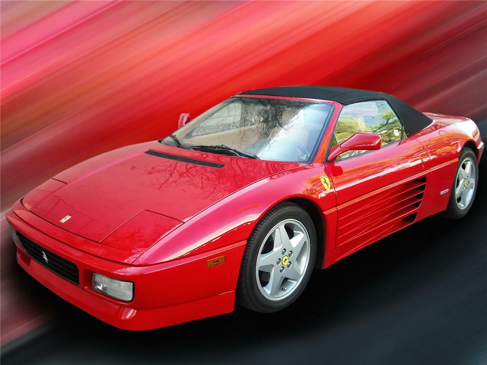 1994 FERRARI 348 SPYDER CONVERTIBLE - Front 3/4 - 93414