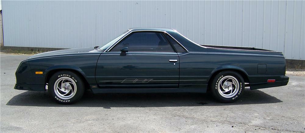 1985 CHEVROLET EL CAMINO CUSTOM PICKUP - Side Profile - 93417