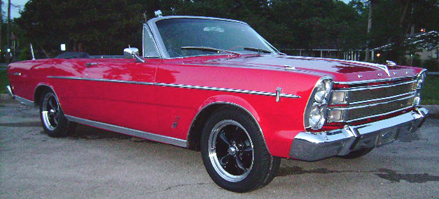 1966 FORD GALAXIE 500 XL CUSTOM CONVERTIBLE - Front 3/4 - 93618