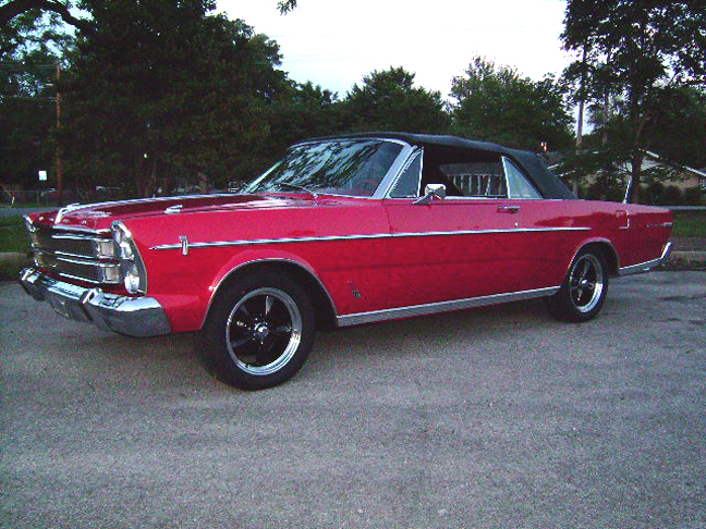 1966 FORD GALAXIE 500 XL CUSTOM CONVERTIBLE - Side Profile - 93618