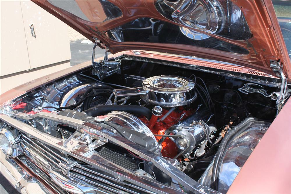 1960 CHEVROLET IMPALA CUSTOM 4 DOOR SEDAN - Engine - 93692