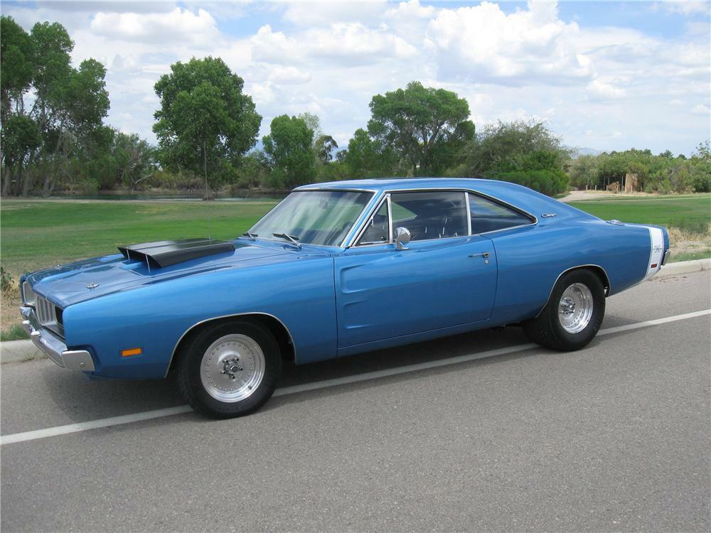 1969 DODGE CHARGER CUSTOM 2 DOOR HARDTOP - Side Profile - 93860