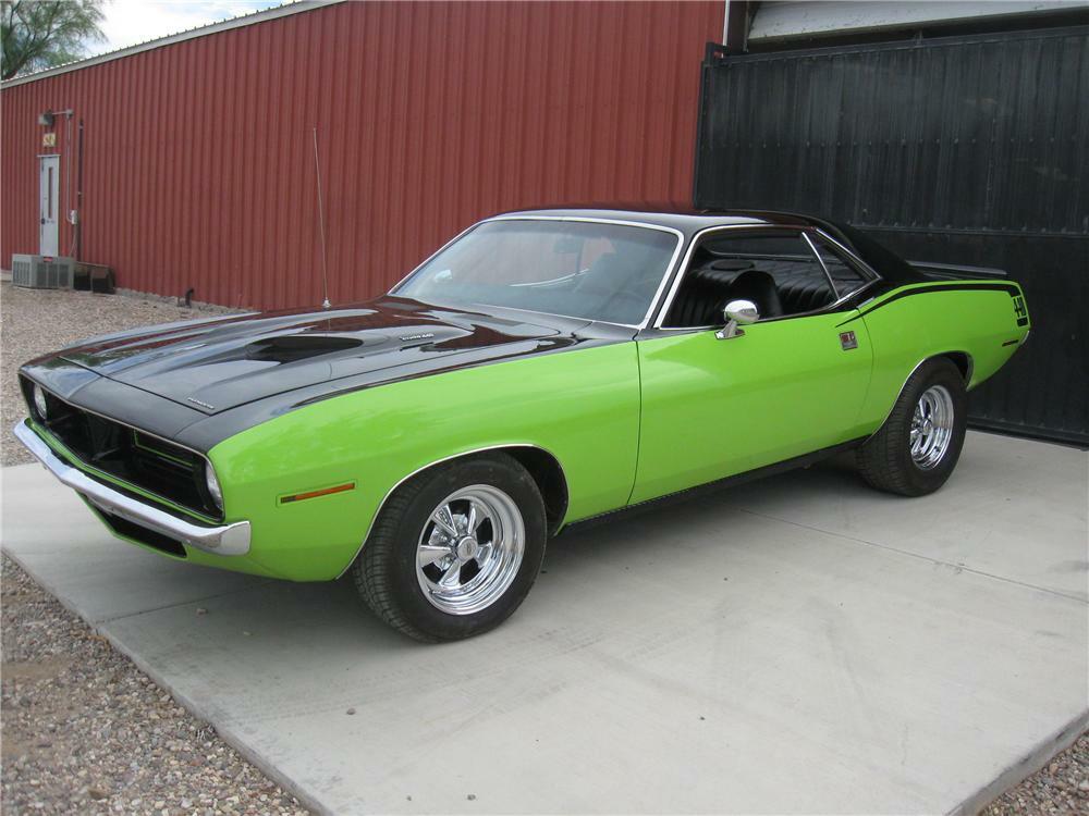 1970 PLYMOUTH CUDA CUSTOM 2 DOOR HARDTOP - Front 3/4 - 93864