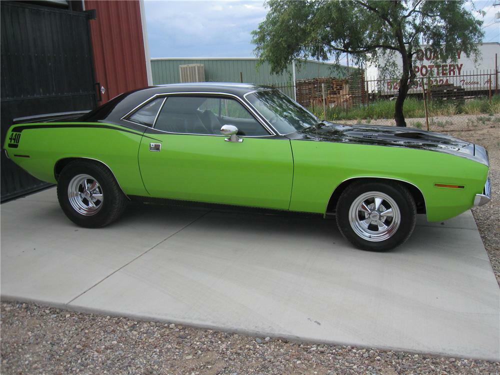 1970 PLYMOUTH CUDA CUSTOM 2 DOOR HARDTOP - Side Profile - 93864