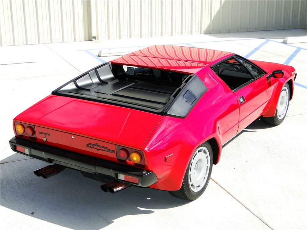 1983 LAMBORGHINI JALPA TARGA COUPE - Rear 3/4 - 93992