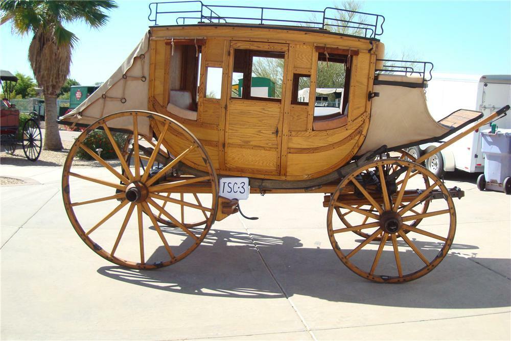 0 STAGE COACH FULL SIZED 1880 STYLE REPLICA - Side Profile - 94048