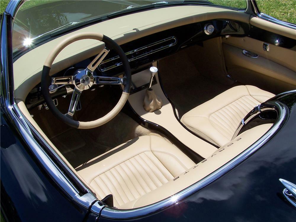 1957 CHEVROLET CORVETTE CUSTOM CONVERTIBLE - Interior - 96143