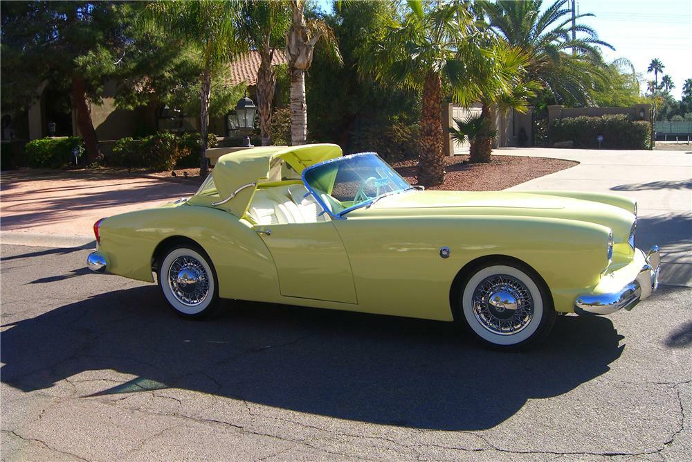 1954 KAISER DARRIN CONVERTIBLE - Rear 3/4 - 96199